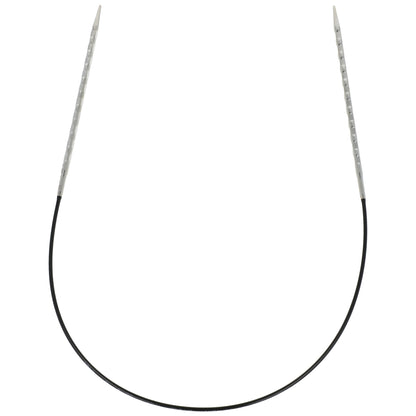 Aiguilles à tricoter circulaires en bronze blanc - Black Edition
