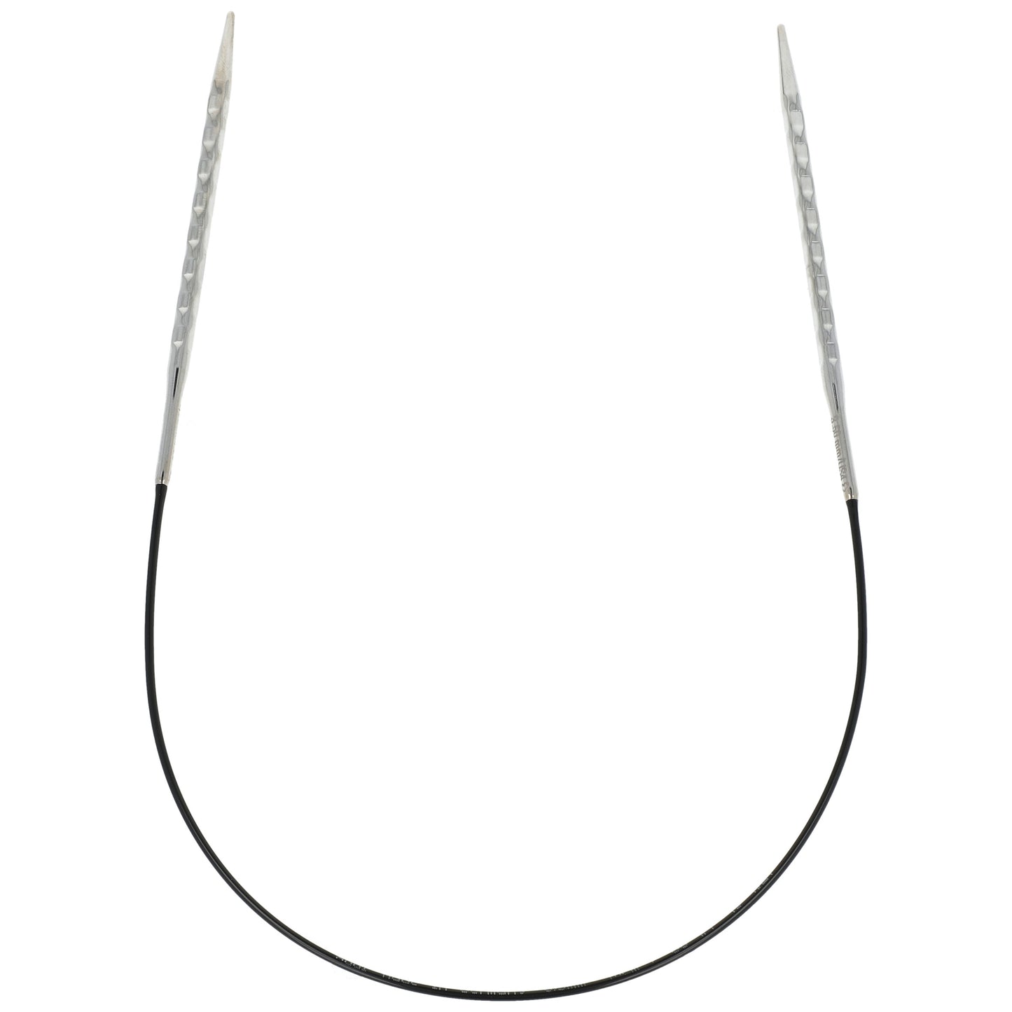 Aiguilles à tricoter circulaires en bronze blanc - Black Edition