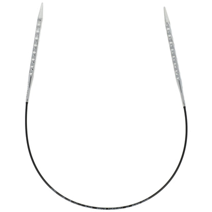 Aiguilles à tricoter circulaires en bronze blanc - Black Edition