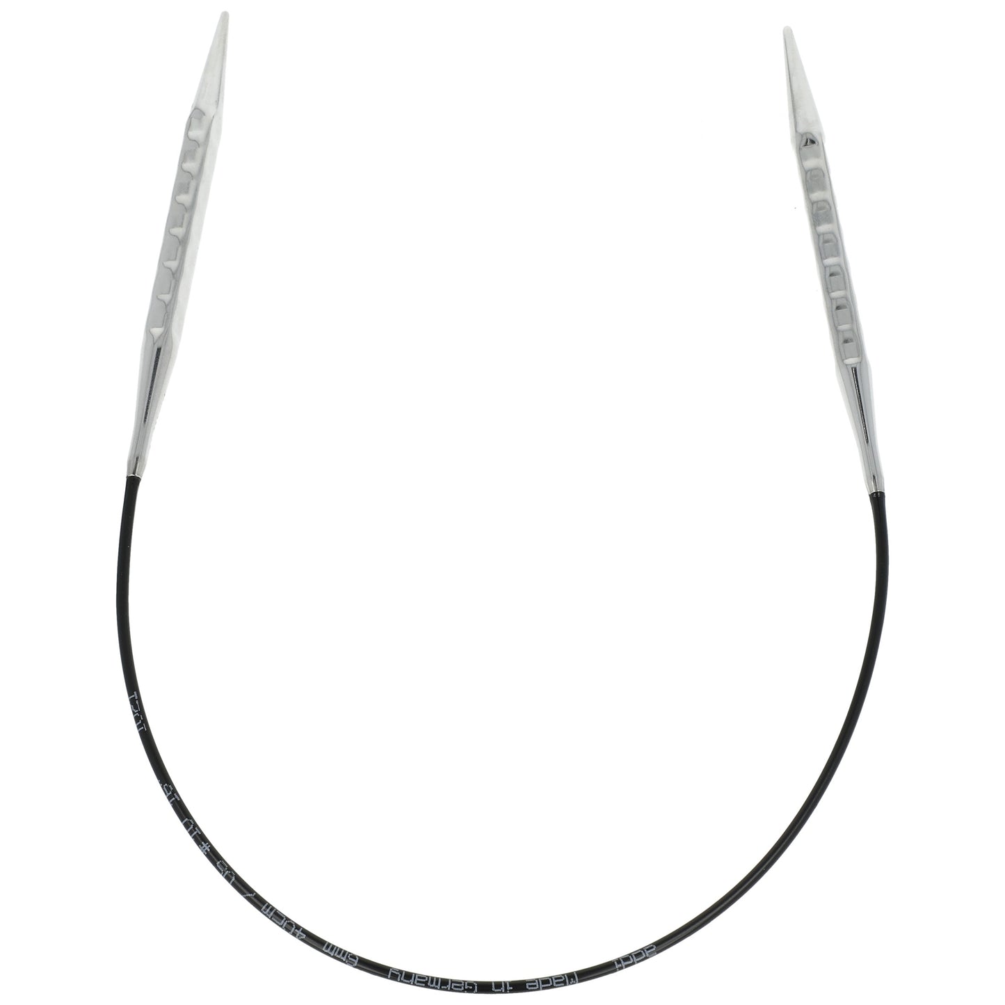 Aiguilles à tricoter circulaires en bronze blanc - Black Edition