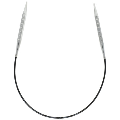 Aiguilles à tricoter circulaires en bronze blanc - Black Edition