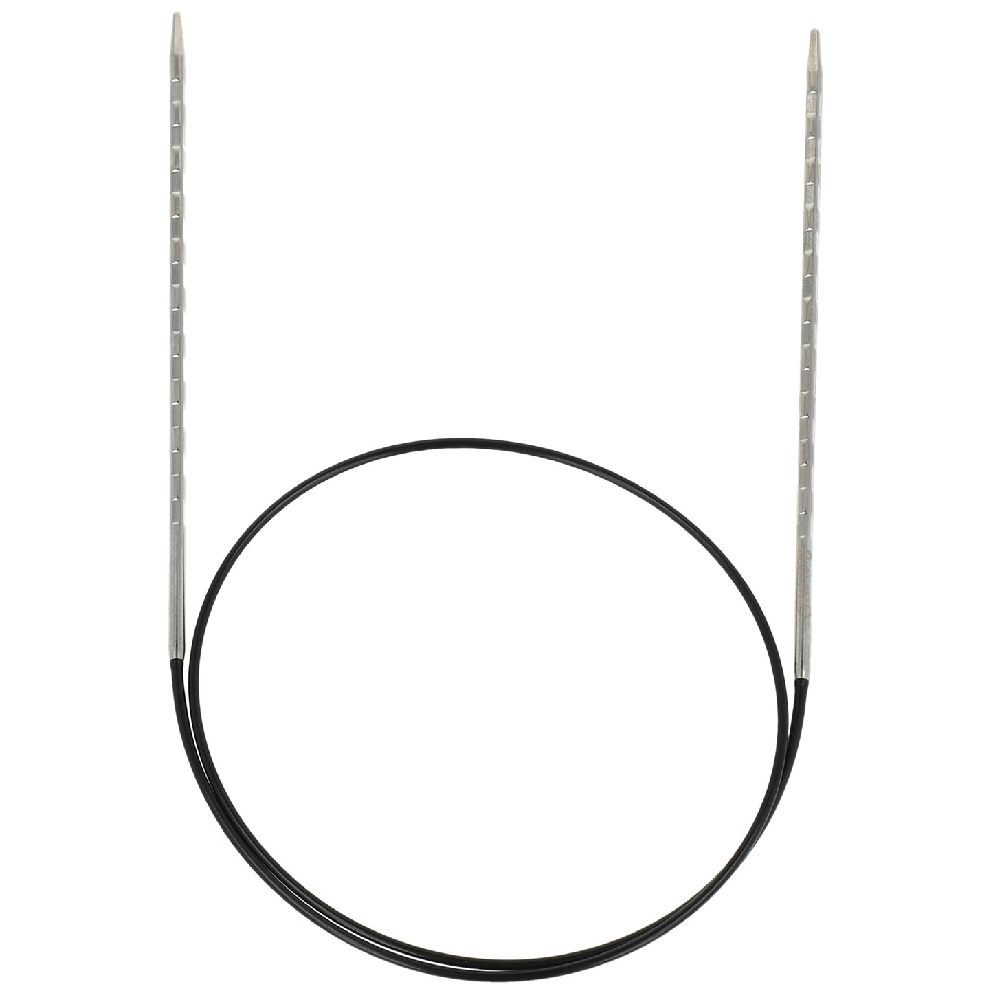Aiguilles à tricoter circulaires en bronze blanc - Black Edition