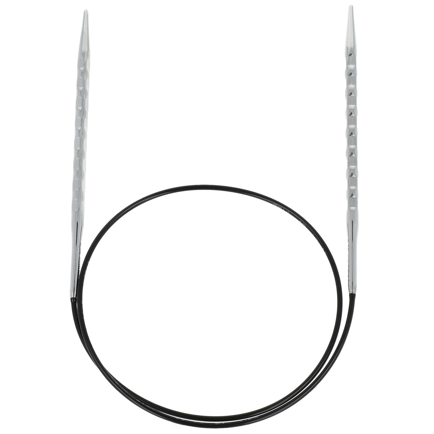 Aiguilles à tricoter circulaires en bronze blanc - Black Edition