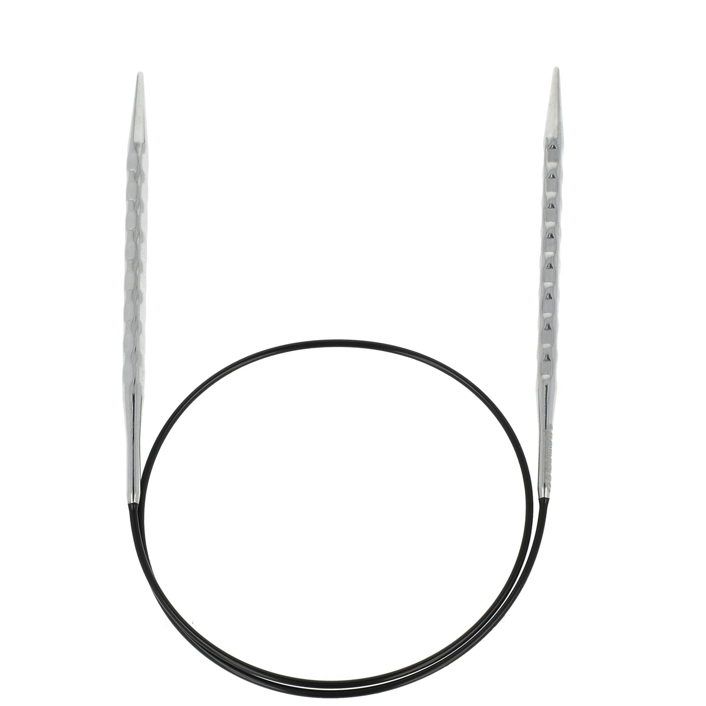 Aiguilles à tricoter circulaires en bronze blanc - Black Edition