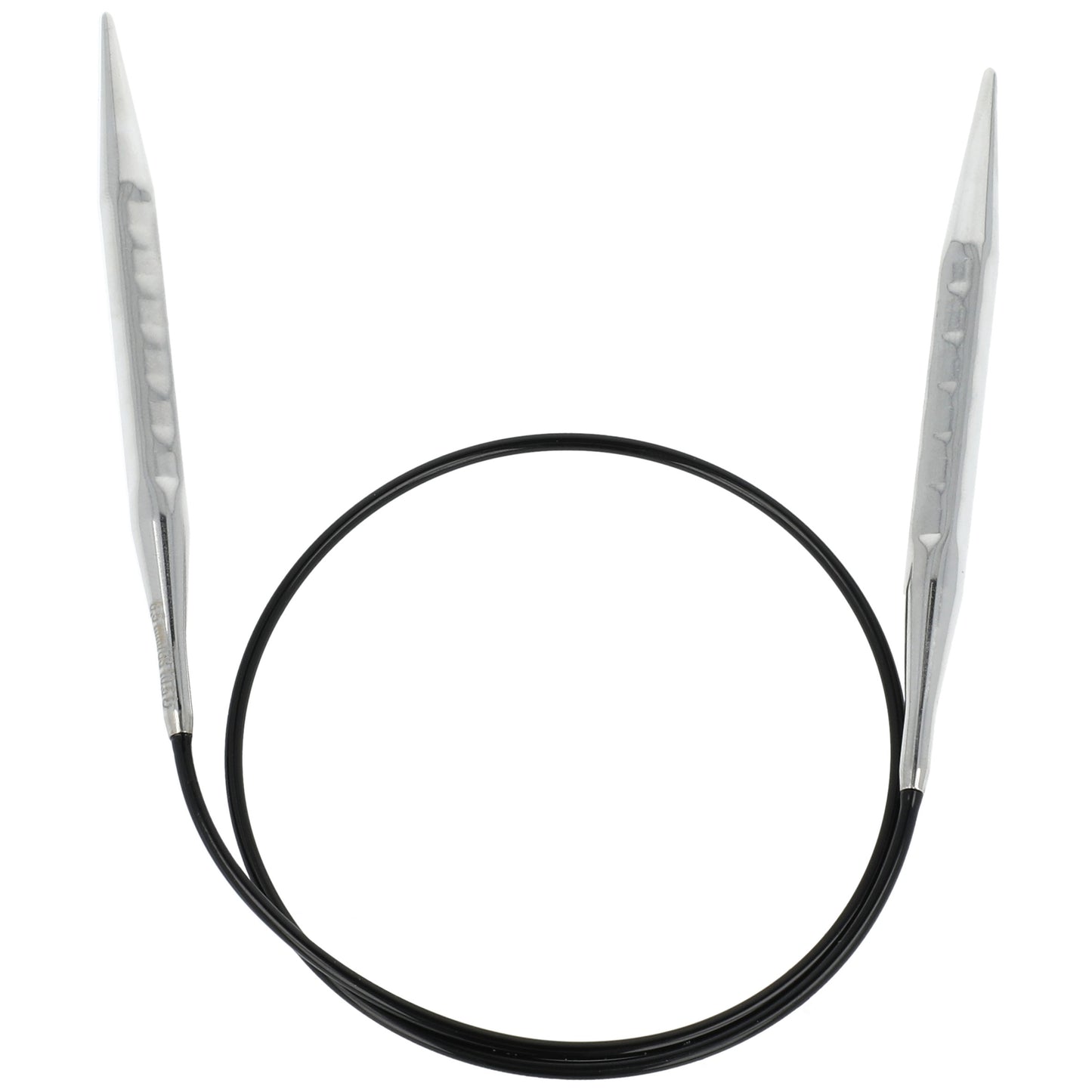 Aiguilles à tricoter circulaires en bronze blanc - Black Edition