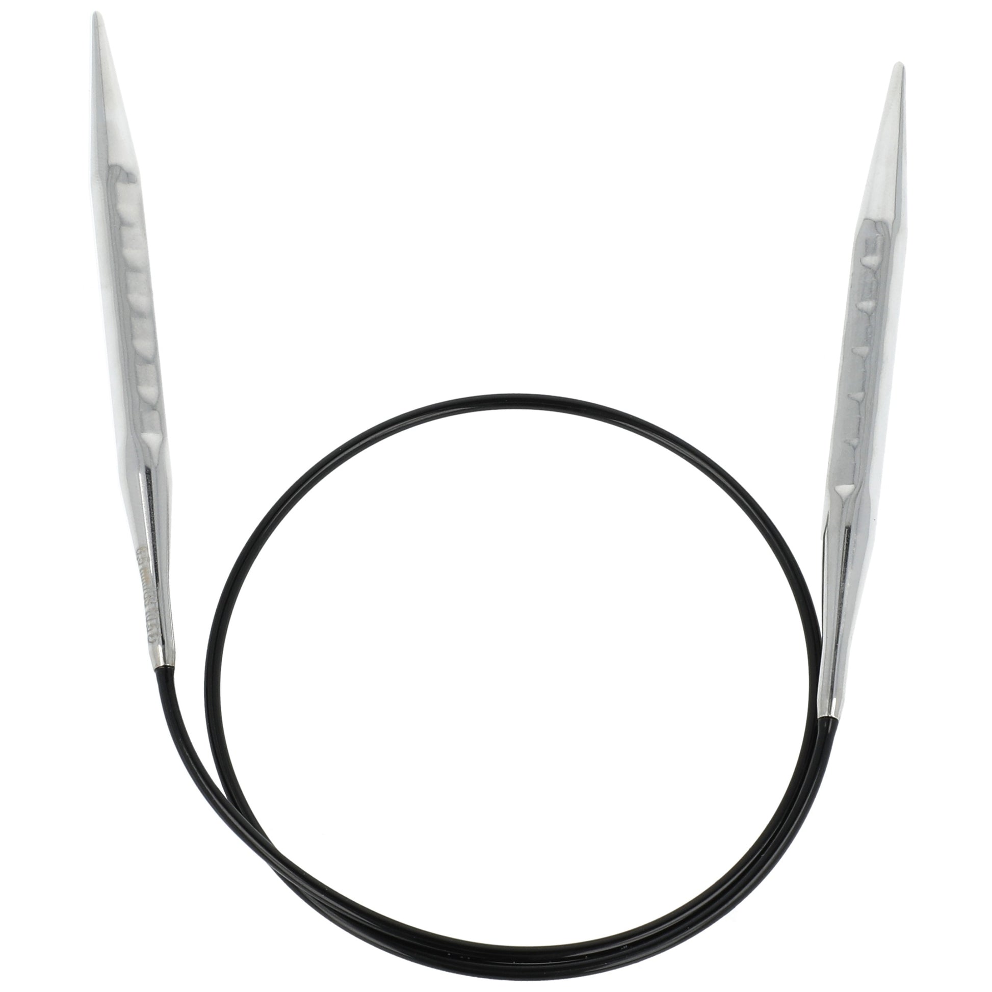 Aiguilles à tricoter circulaires en bronze blanc - Black Edition