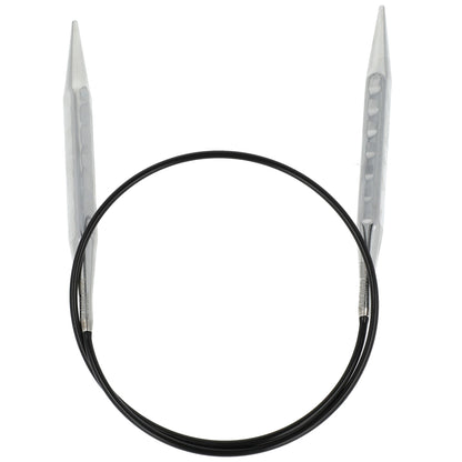 Aiguilles à tricoter circulaires en bronze blanc - Black Edition