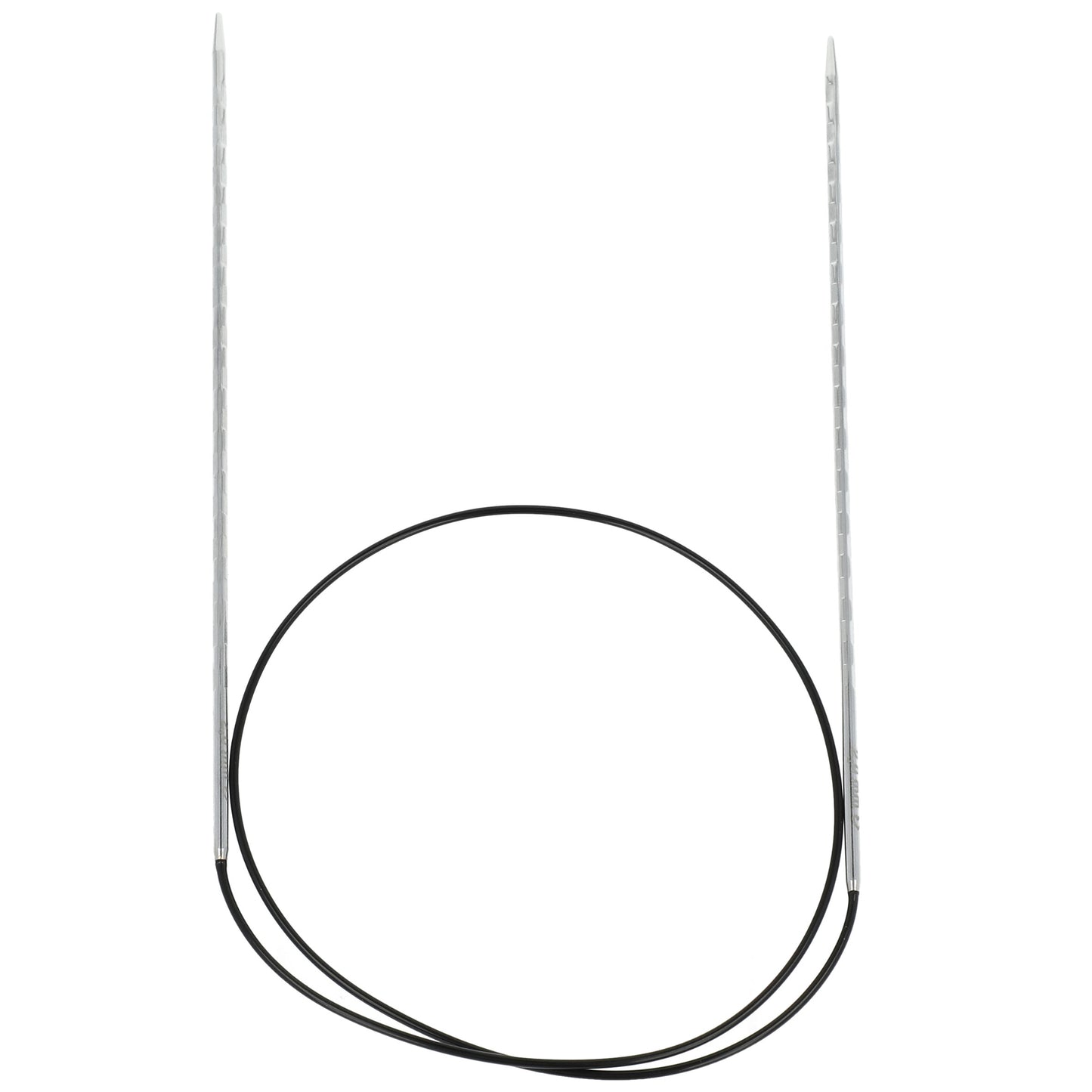 Aiguilles à tricoter circulaires en bronze blanc - Black Edition