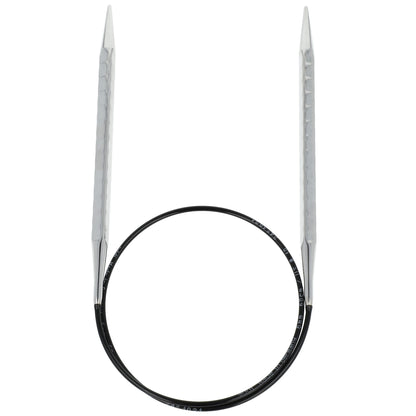 Aiguilles à tricoter circulaires en bronze blanc - Black Edition