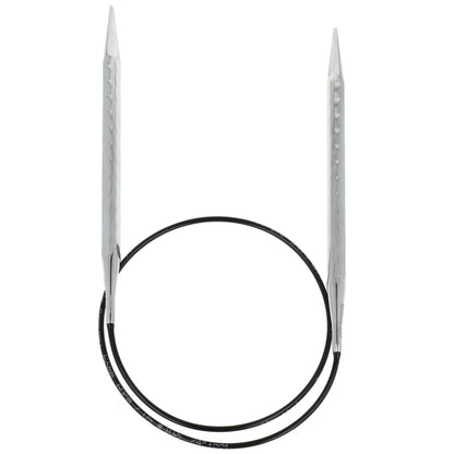 Aiguilles à tricoter circulaires en bronze blanc - Black Edition