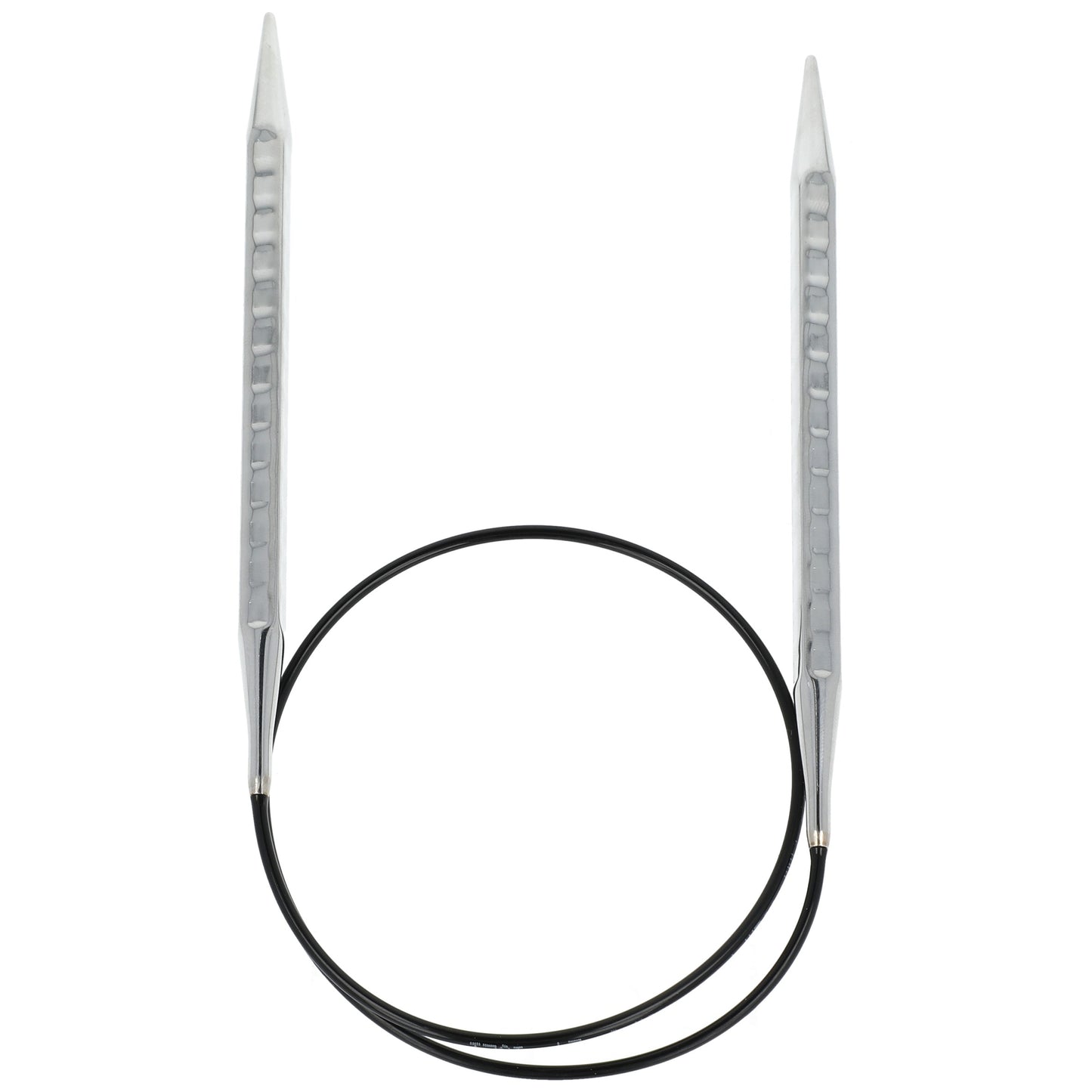 Aiguilles à tricoter circulaires en bronze blanc - Black Edition