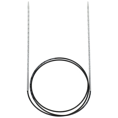 Aiguilles à tricoter circulaires en bronze blanc - Black Edition