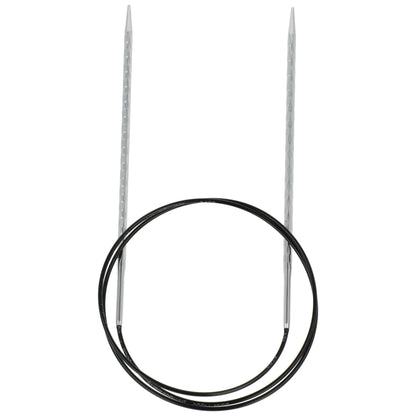 Aiguilles à tricoter circulaires en bronze blanc - Black Edition