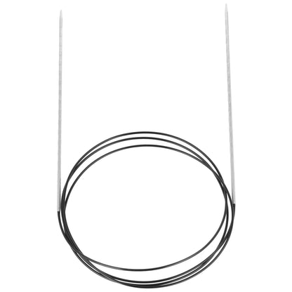 Aiguilles à tricoter circulaires en bronze blanc - Black Edition