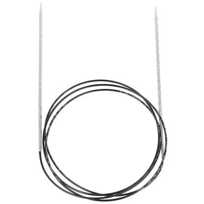 Aiguilles à tricoter circulaires en bronze blanc - Black Edition
