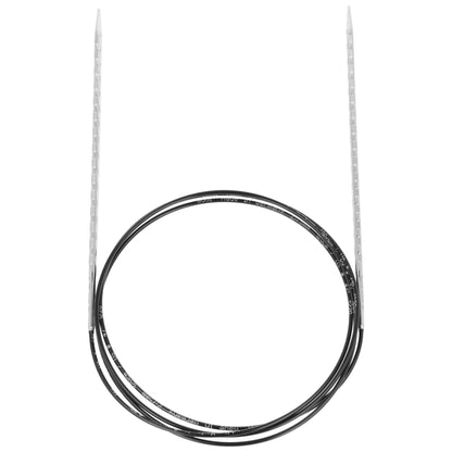 Aiguilles à tricoter circulaires en bronze blanc - Black Edition