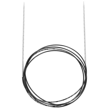 Aiguilles à tricoter circulaires en bronze blanc - Black Edition