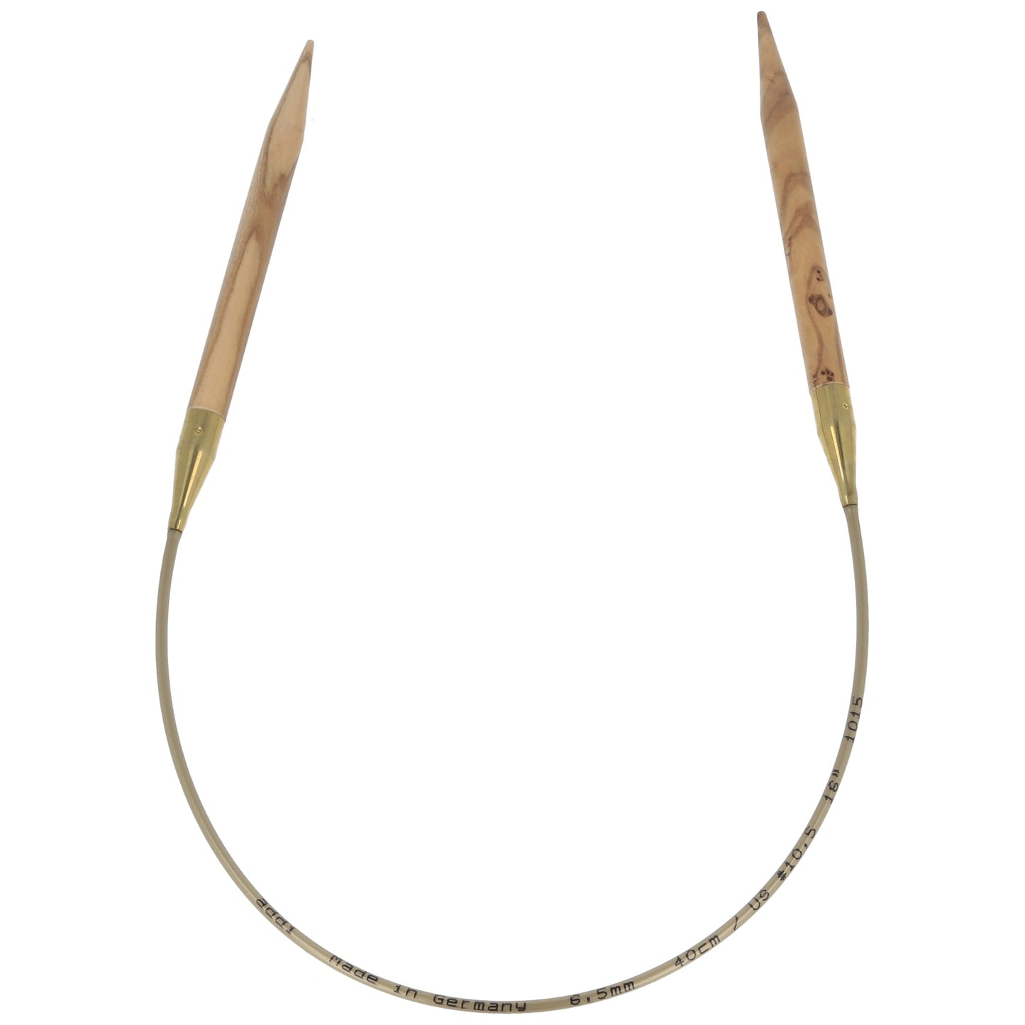 Aiguilles à tricoter circulaires en bois d'olives - addiNature