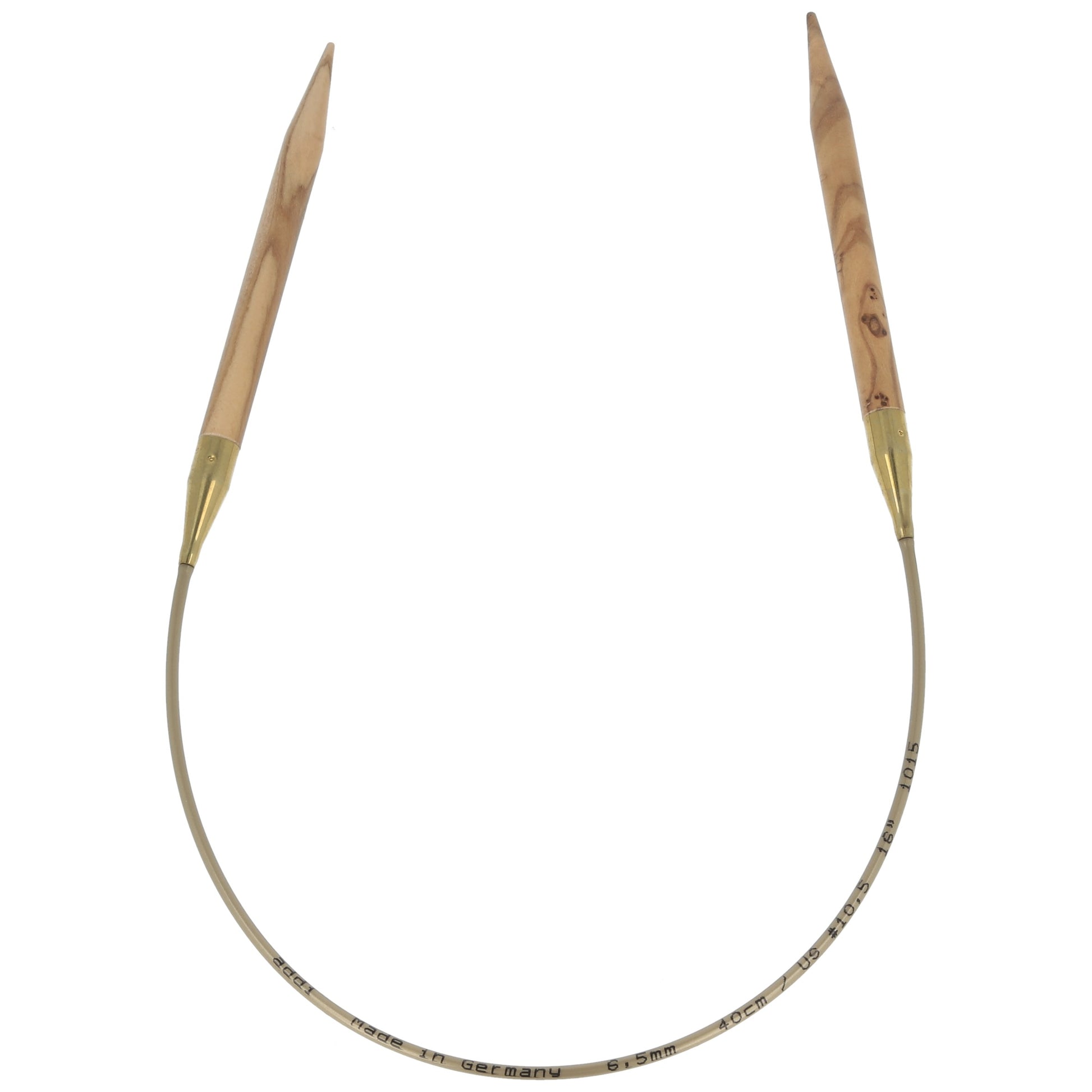 Aiguilles à tricoter circulaires en bois d'olives - addiNature