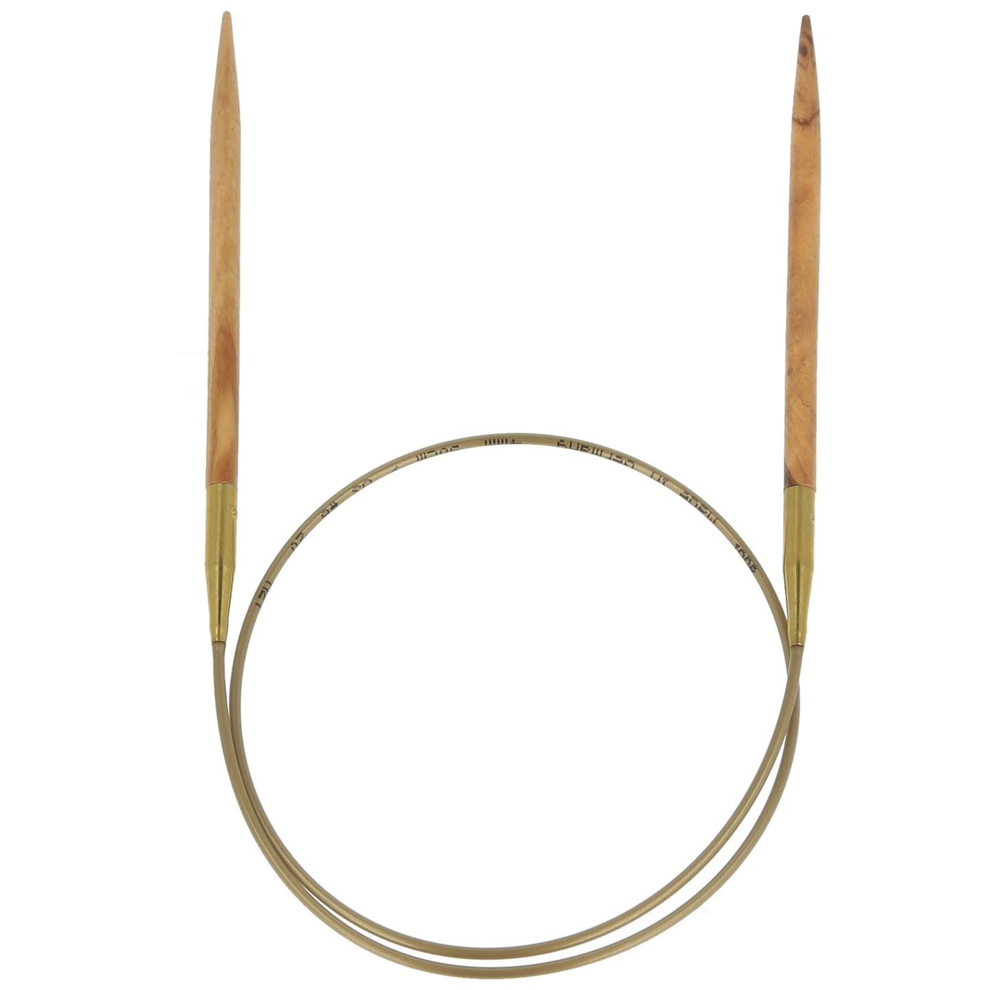 Aiguilles à tricoter circulaires en bois d'olives - addiNature