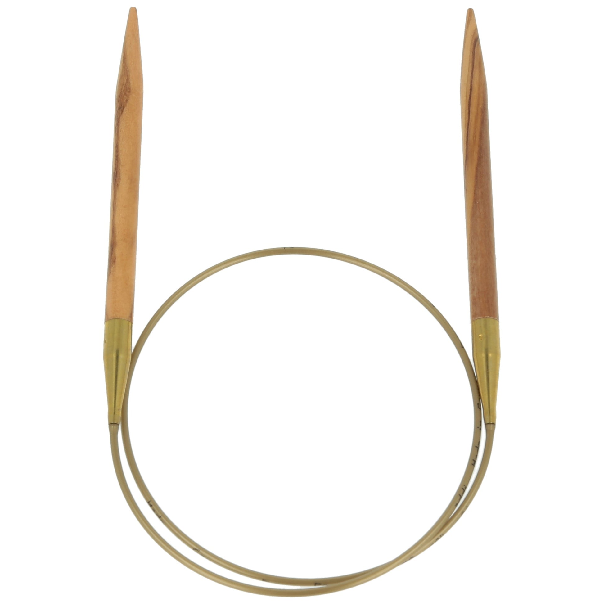 Aiguilles à tricoter circulaires en bois d'olives - addiNature