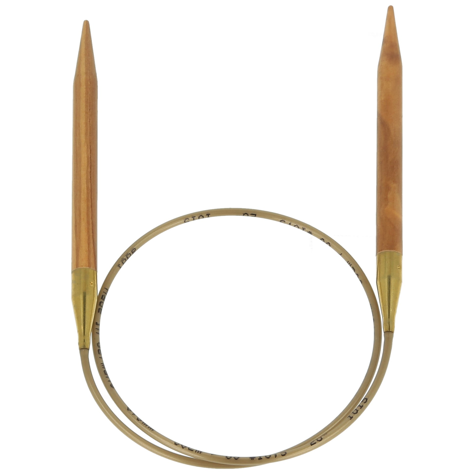 Aiguilles à tricoter circulaires en bois d'olives - addiNature