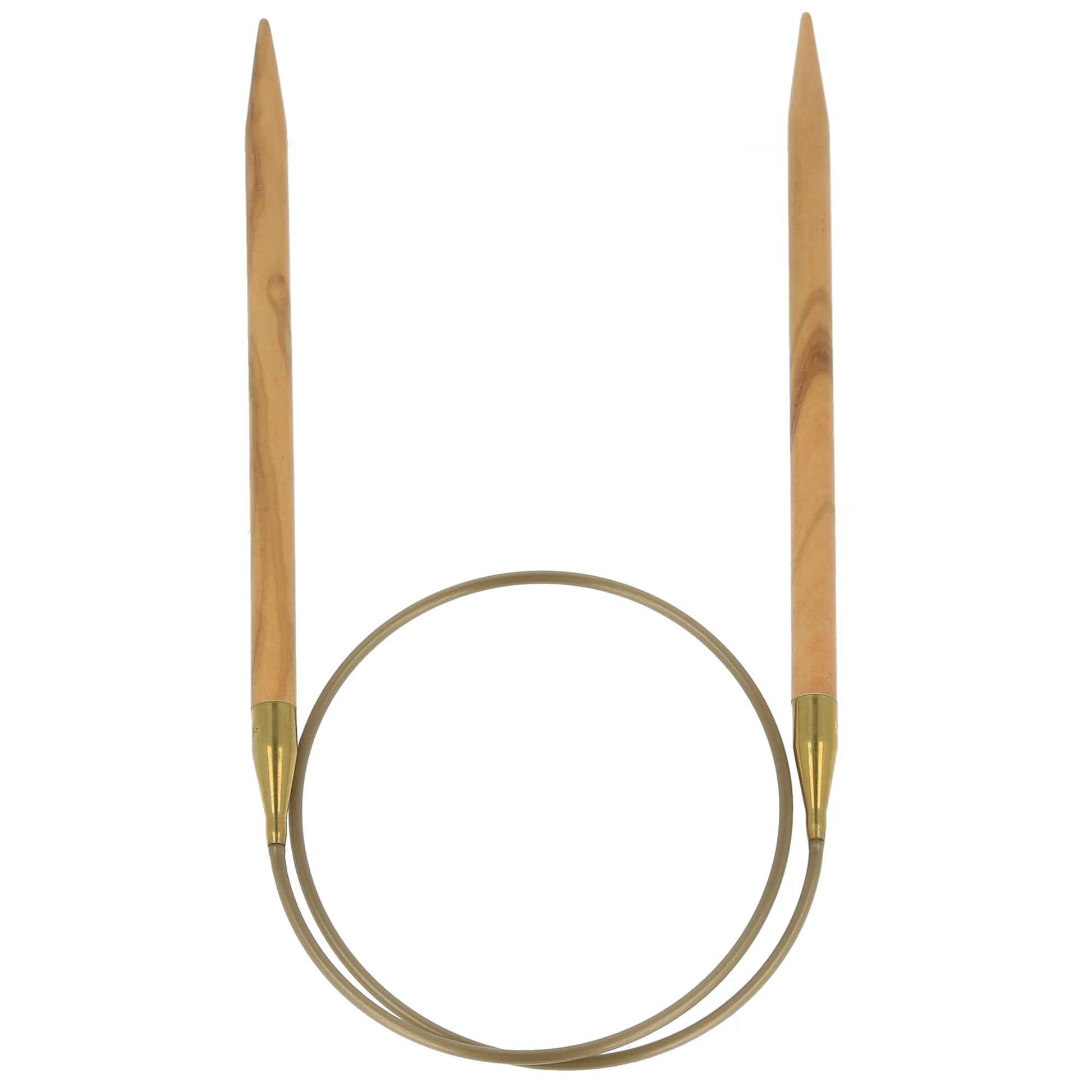 Aiguilles à tricoter circulaires en bois d'olives - addiNature