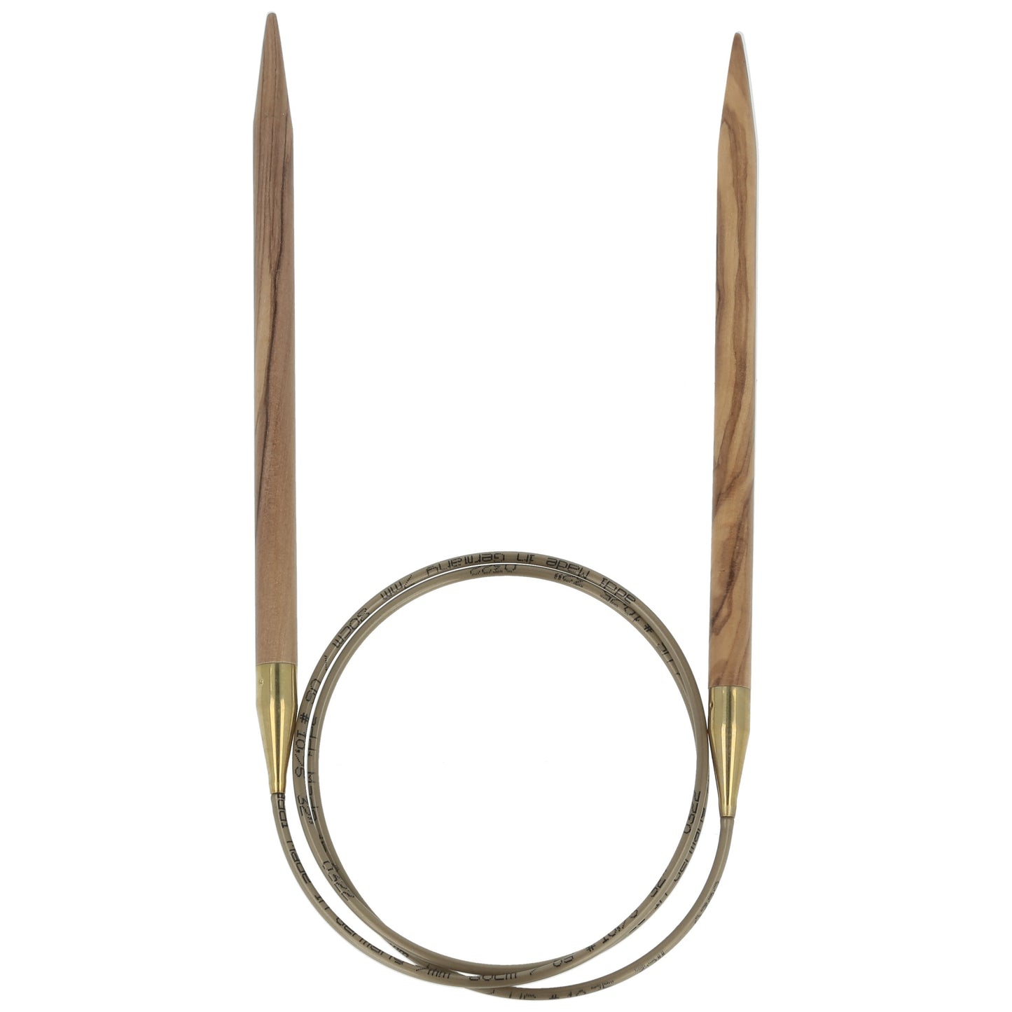 Aiguilles à tricoter circulaires en bois d'olives - addiNature