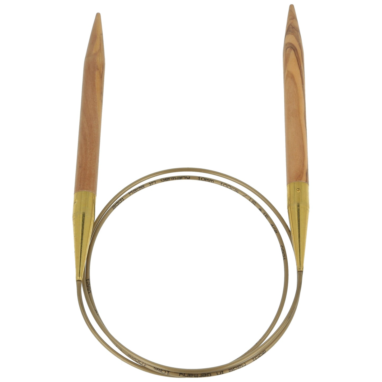 Aiguilles à tricoter circulaires en bois d'olives - addiNature