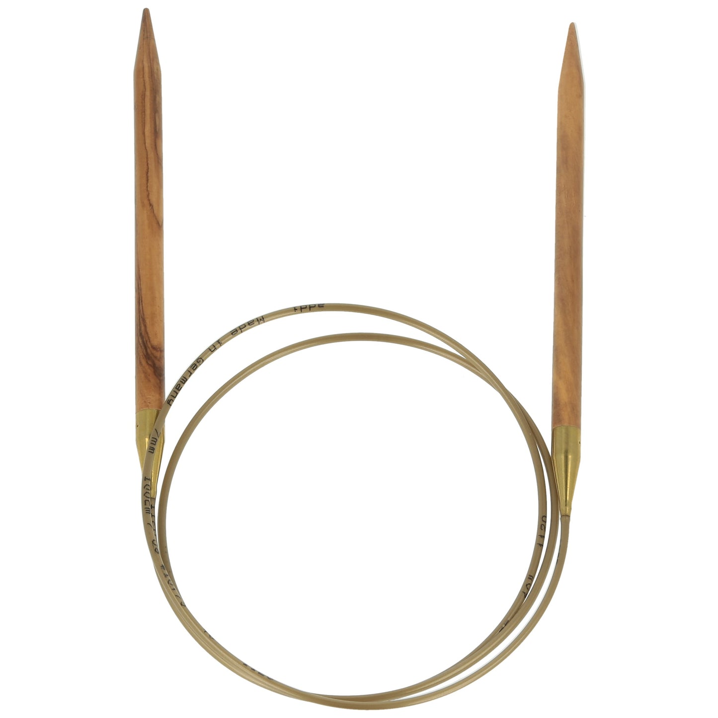 Aiguilles à tricoter circulaires en bois d'olives - addiNature