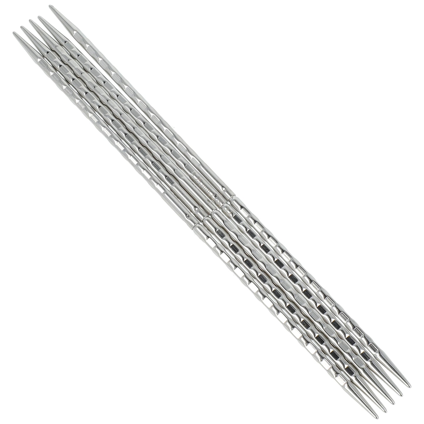 Aiguilles à tricoter doubles pointes en bronze blanc - addiNovel