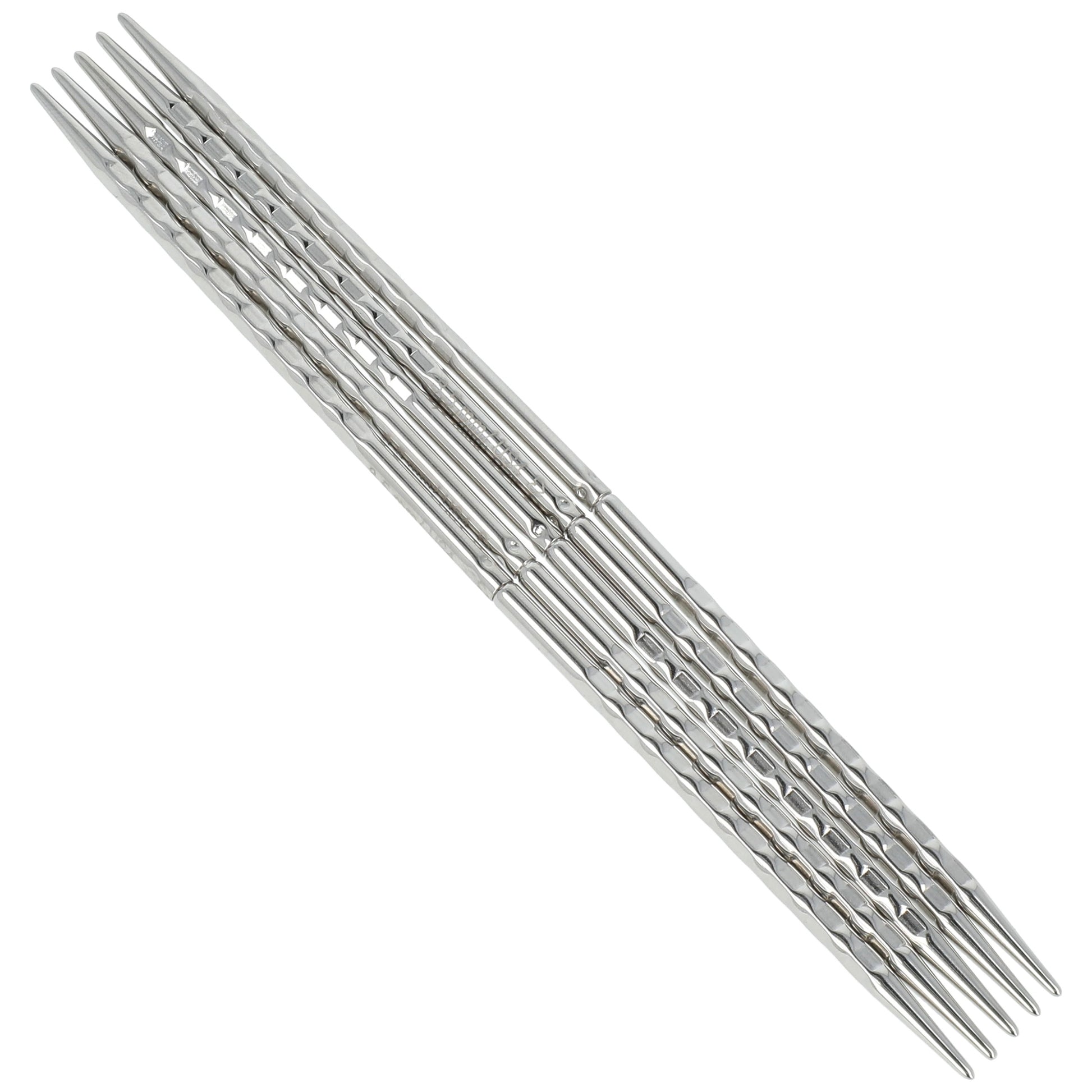 Aiguilles à tricoter doubles pointes en bronze blanc - addiNovel