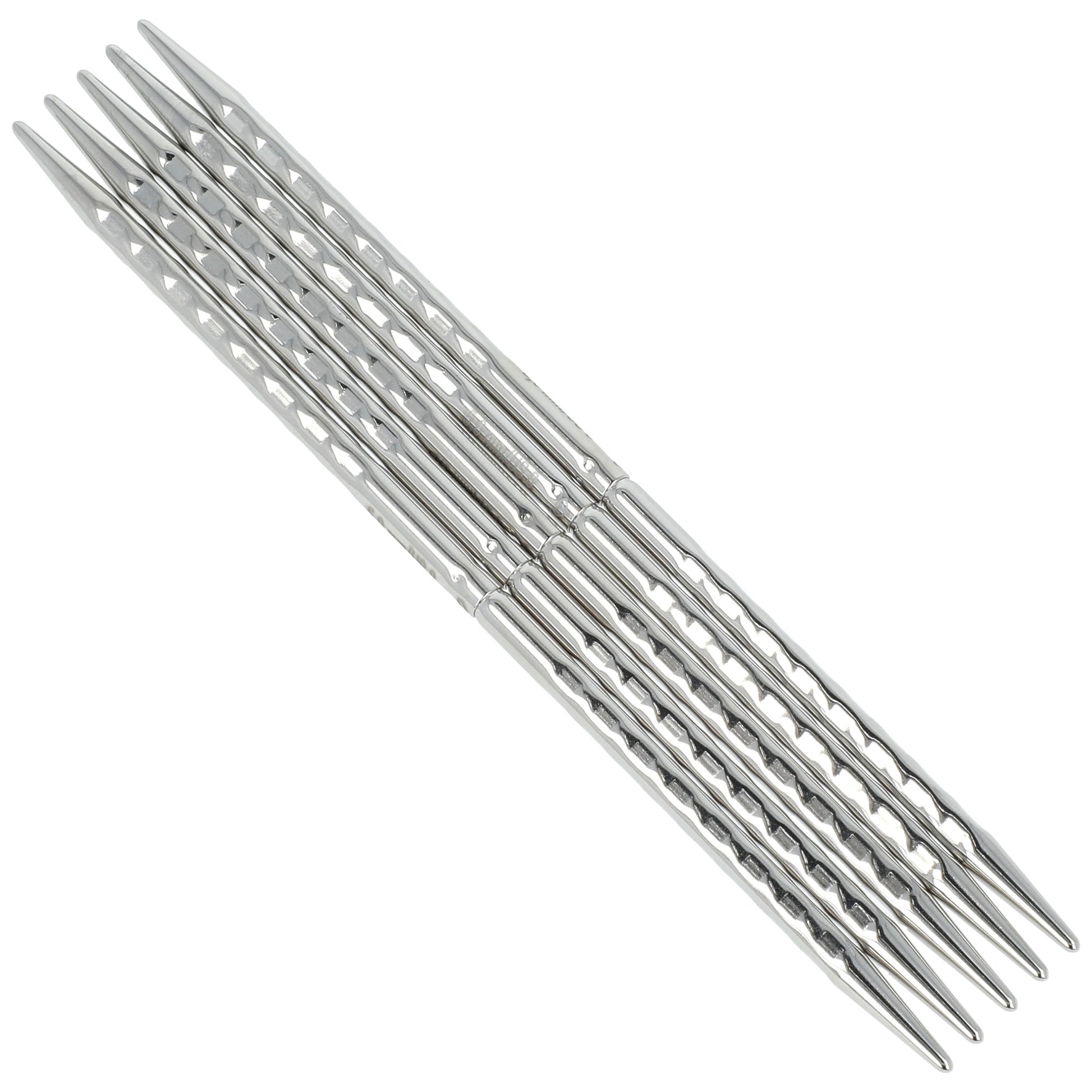 Aiguilles à tricoter doubles pointes en bronze blanc - addiNovel