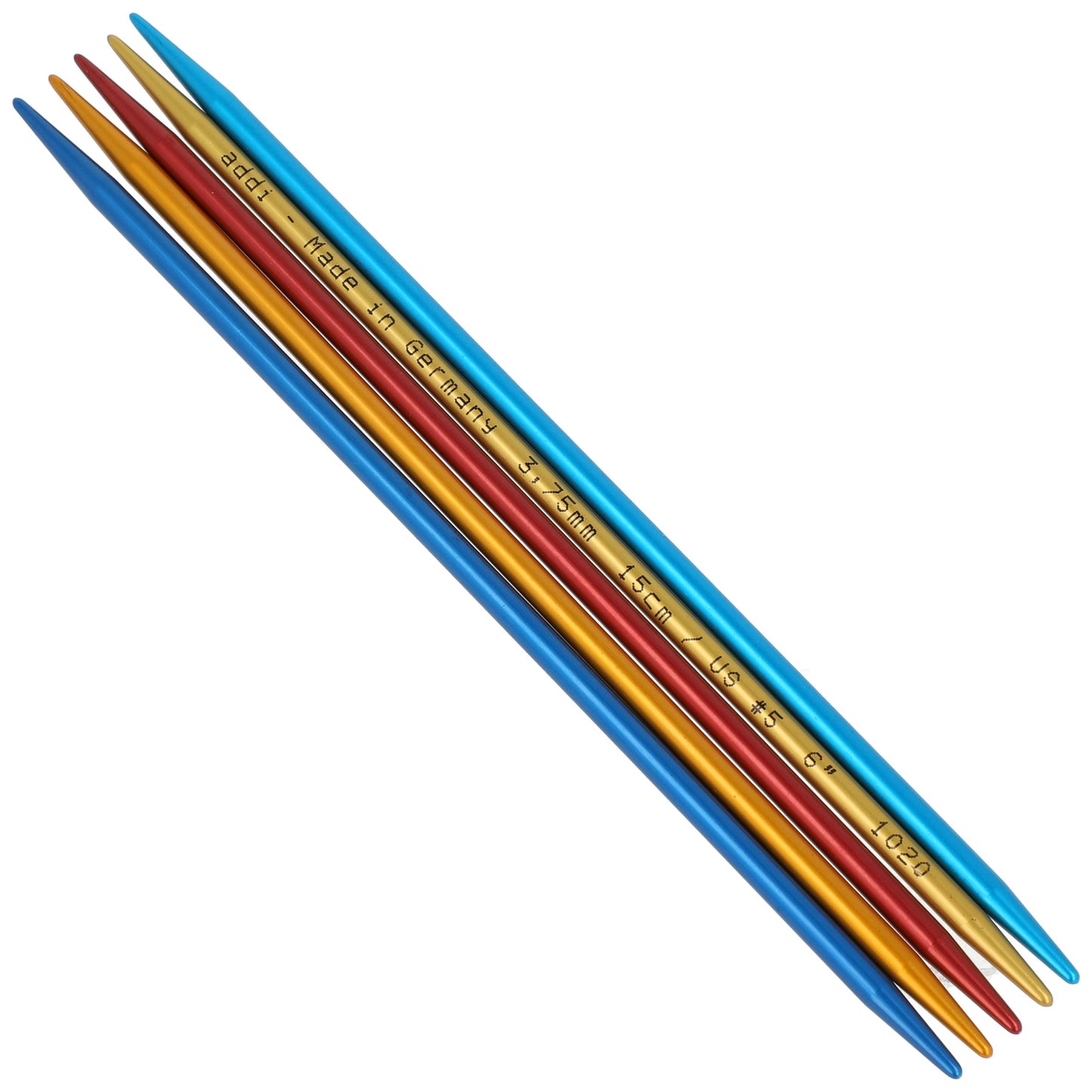 Aiguilles à tricoter doubles pointes en aluminium - addiColibri