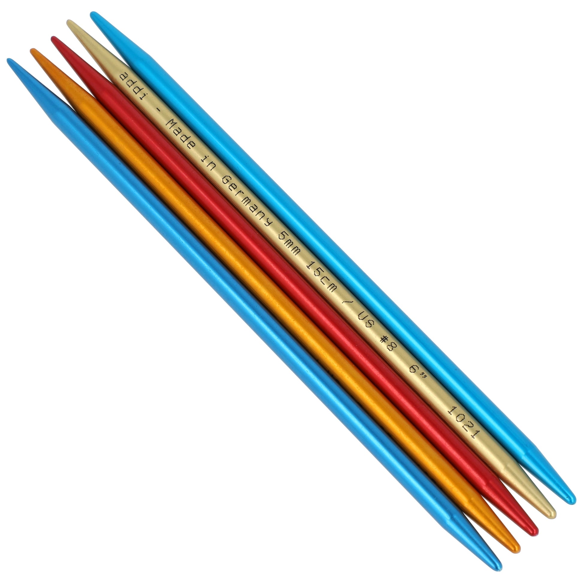 Aiguilles à tricoter doubles pointes en aluminium - addiColibri