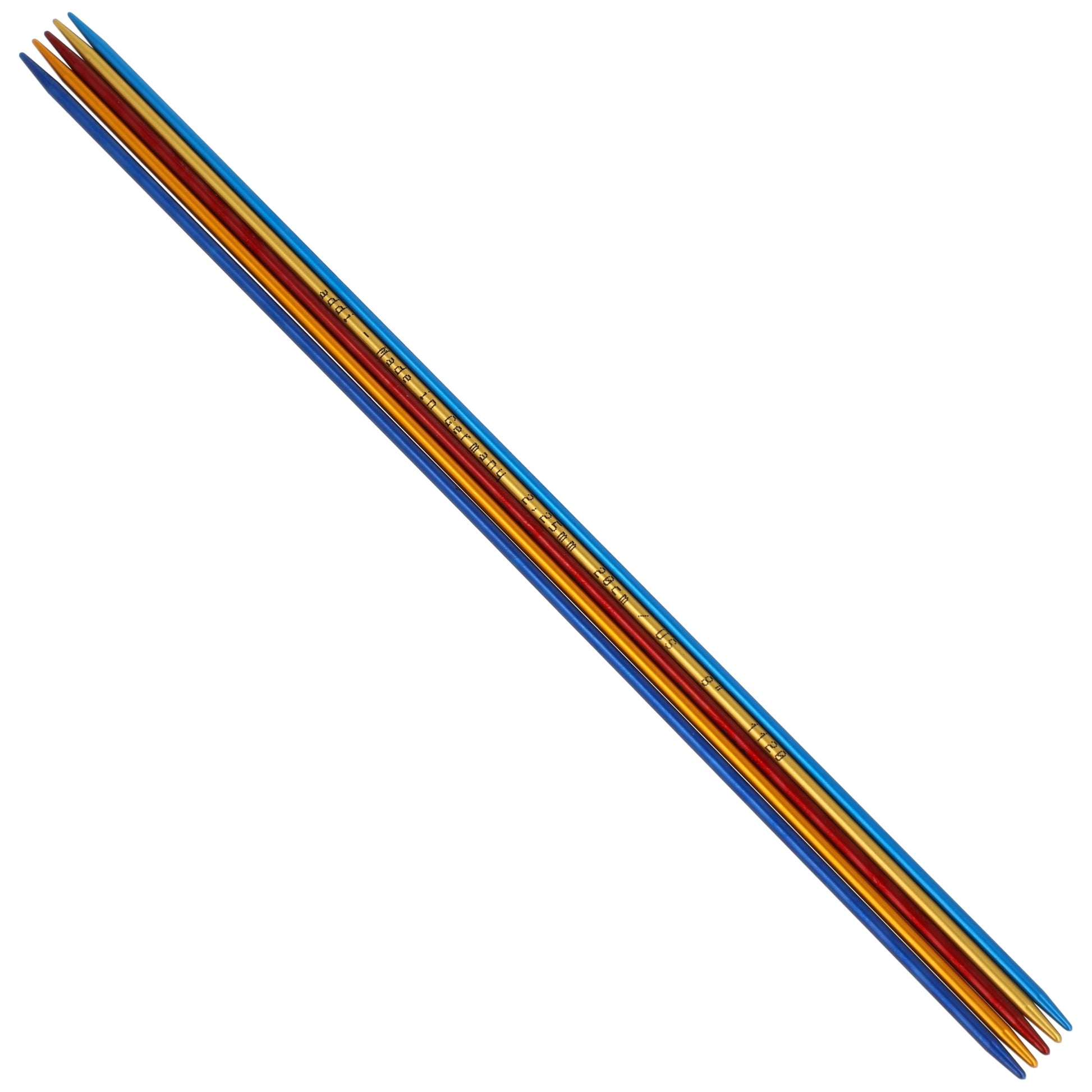 Aiguilles à tricoter doubles pointes en aluminium - addiColibri