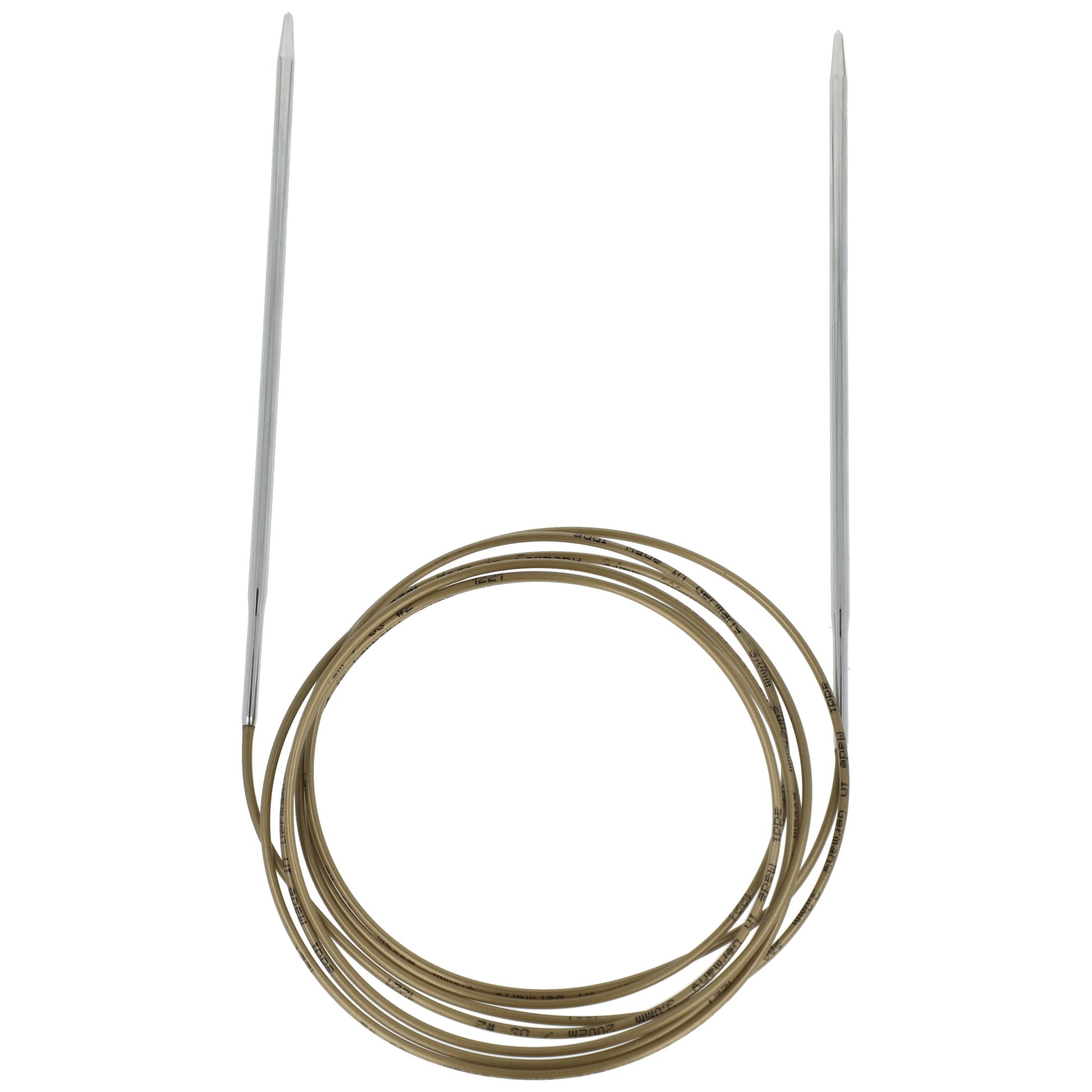 Aiguilles à tricoter circulaires en bronze blanc - addiClassic