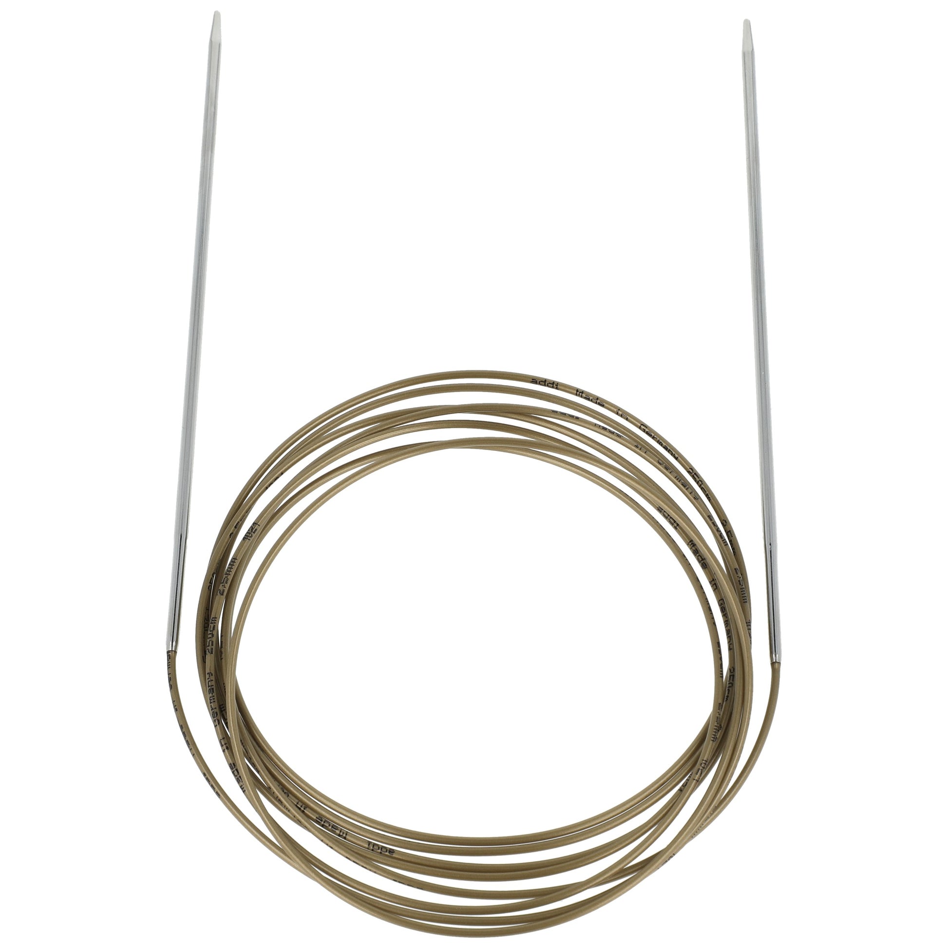 Aiguilles à tricoter circulaires en bronze blanc - addiClassic