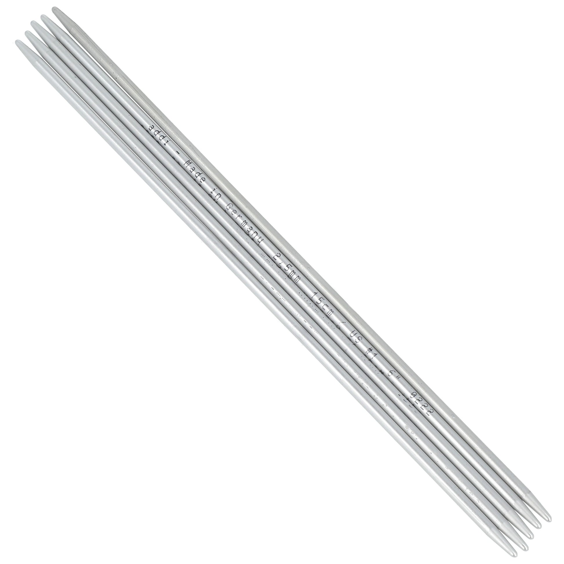 Aiguilles à tricoter doubles pointes en aluminium - addiSock