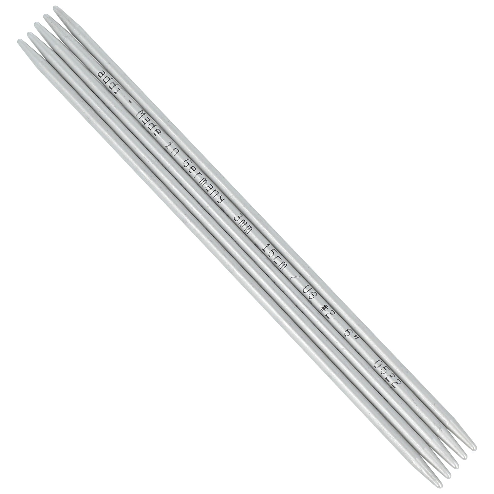 Aiguilles à tricoter doubles pointes en aluminium - addiSock