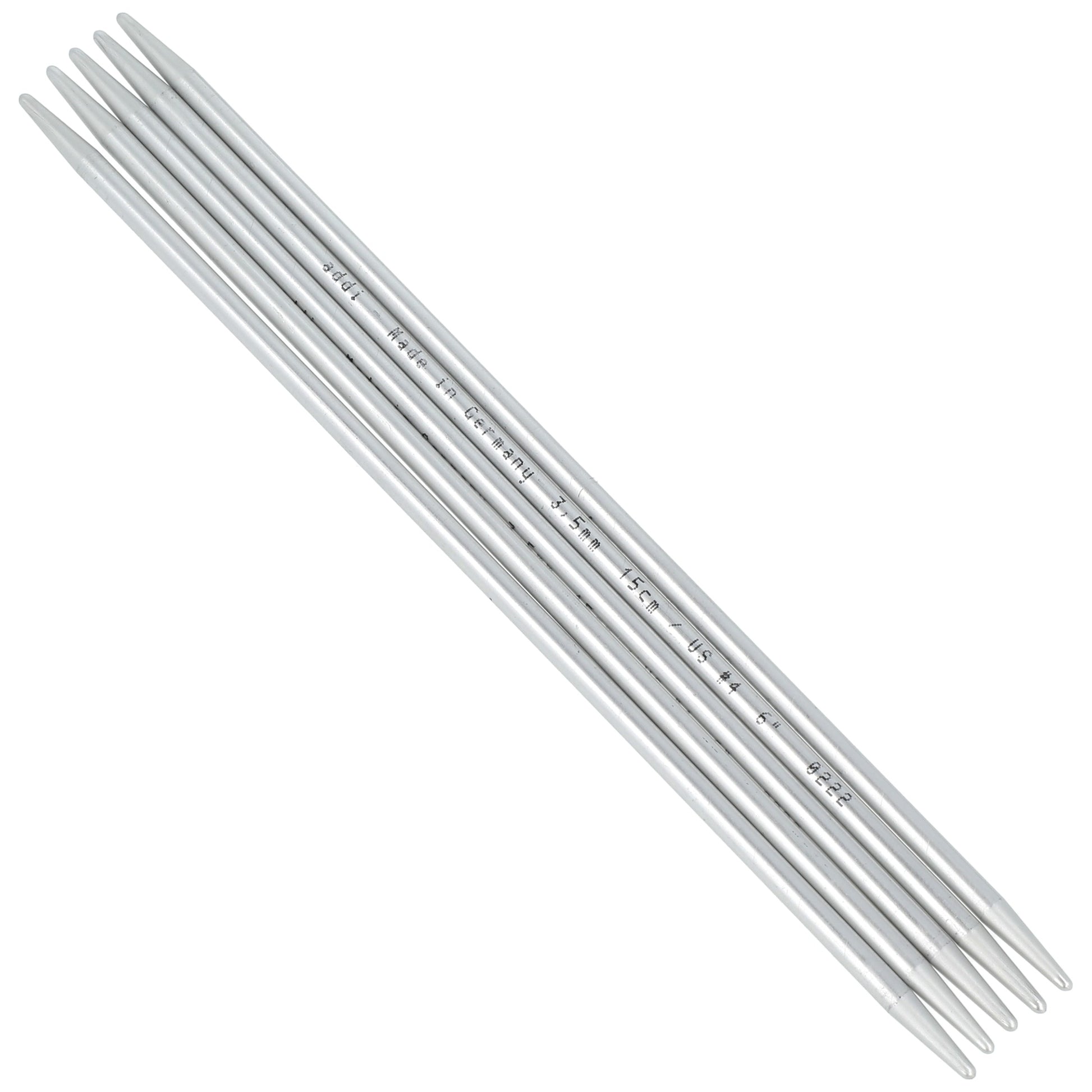 Aiguilles à tricoter doubles pointes en aluminium - addiSock