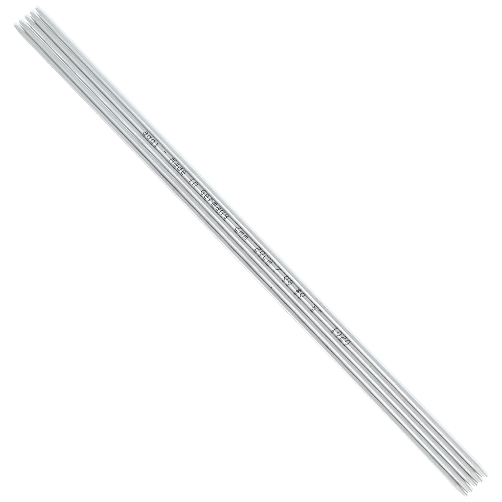 Aiguilles à tricoter doubles pointes en aluminium - addiSock