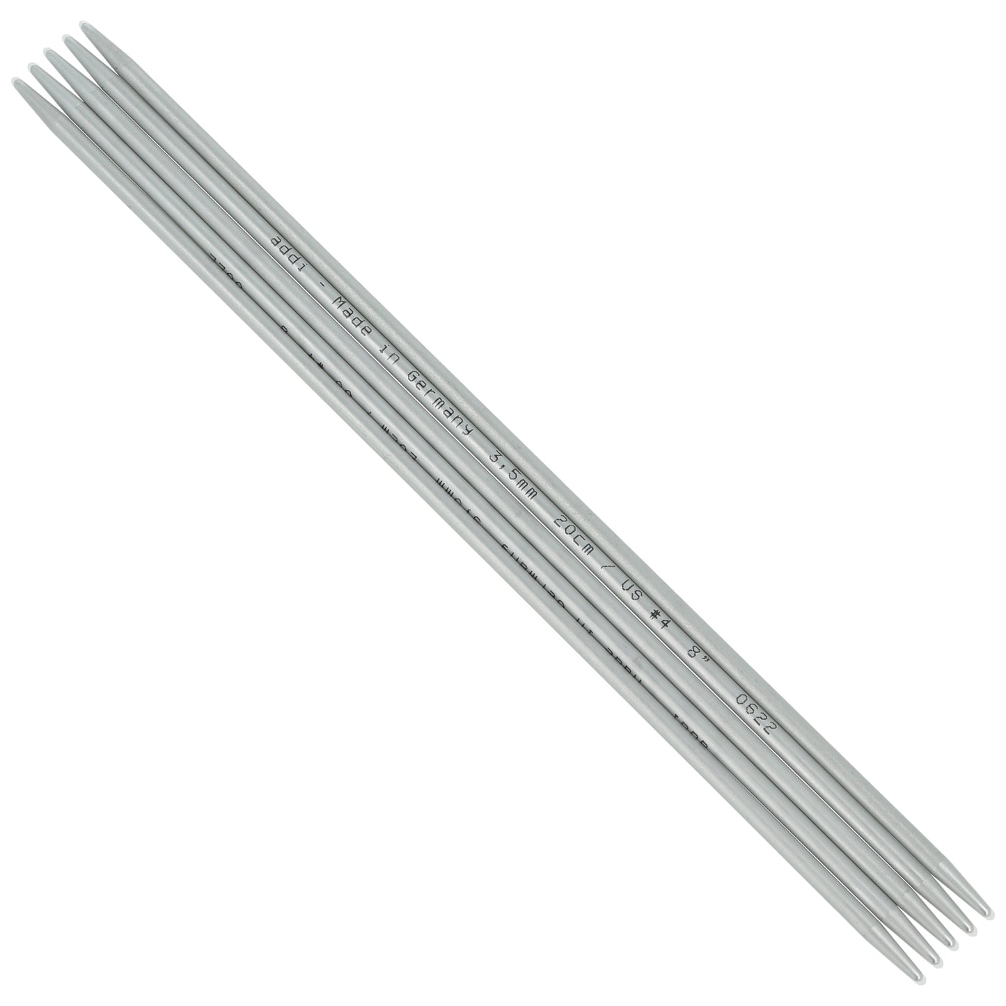 Aiguilles à tricoter doubles pointes en aluminium - addiSock