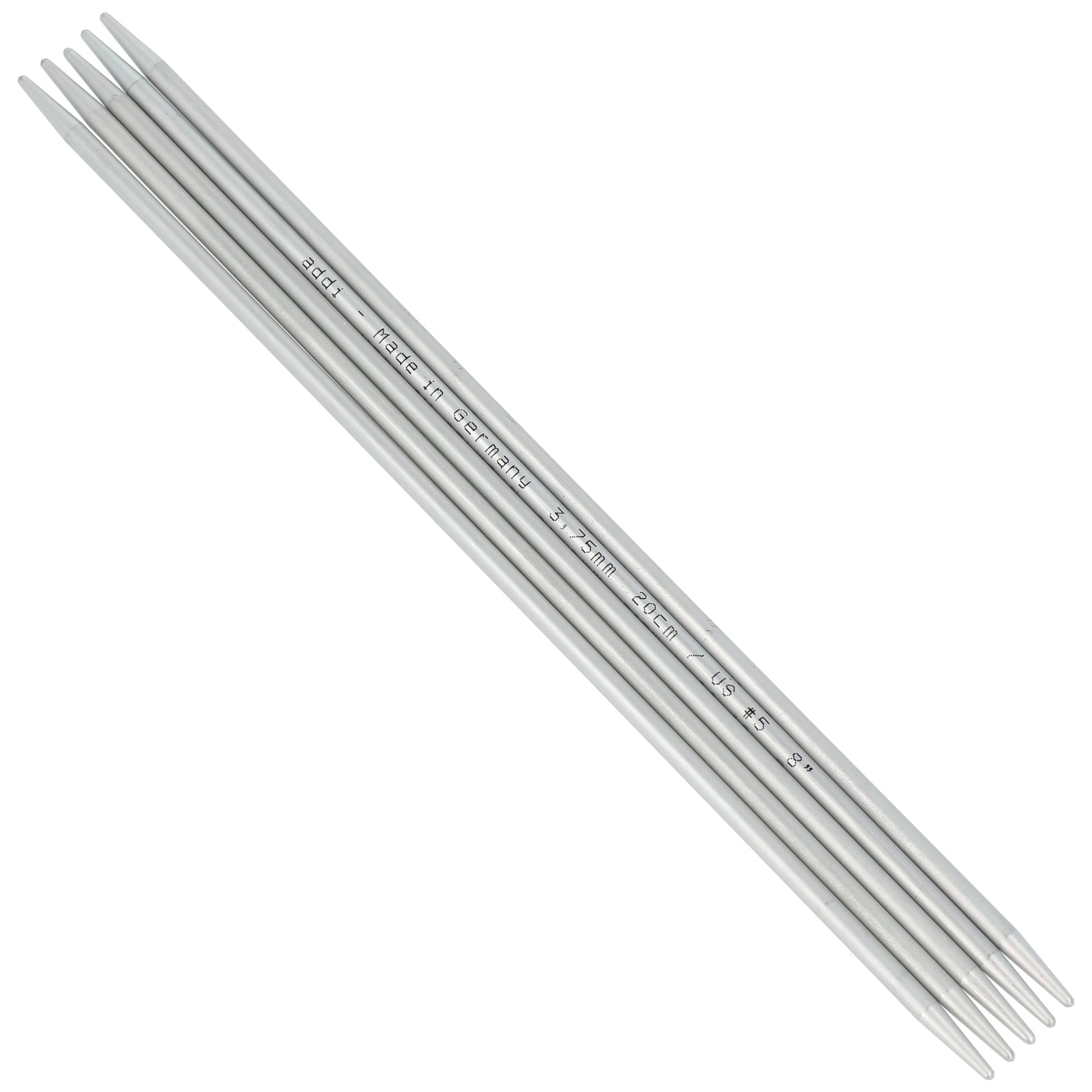 Aiguilles à tricoter doubles pointes en aluminium - addiSock
