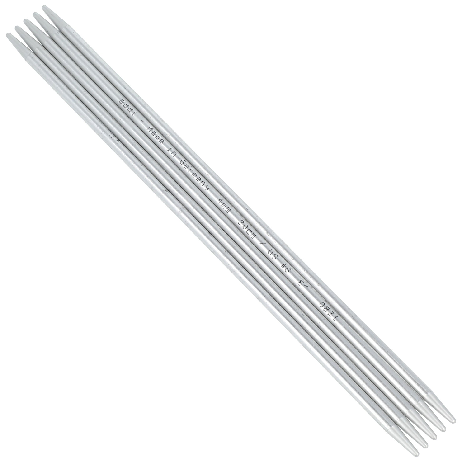 Aiguilles à tricoter doubles pointes en aluminium - addiSock