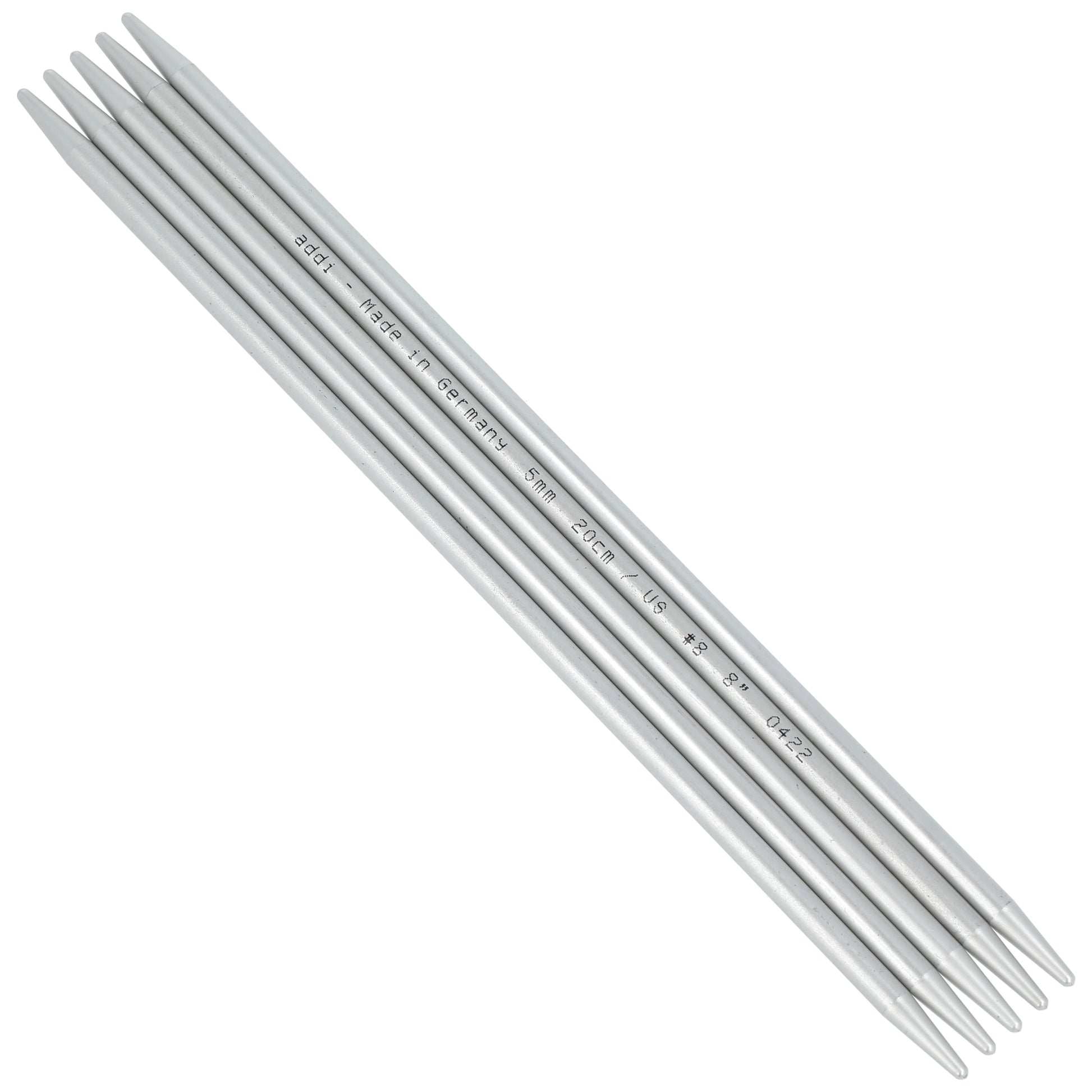 Aiguilles à tricoter doubles pointes en aluminium - addiSock