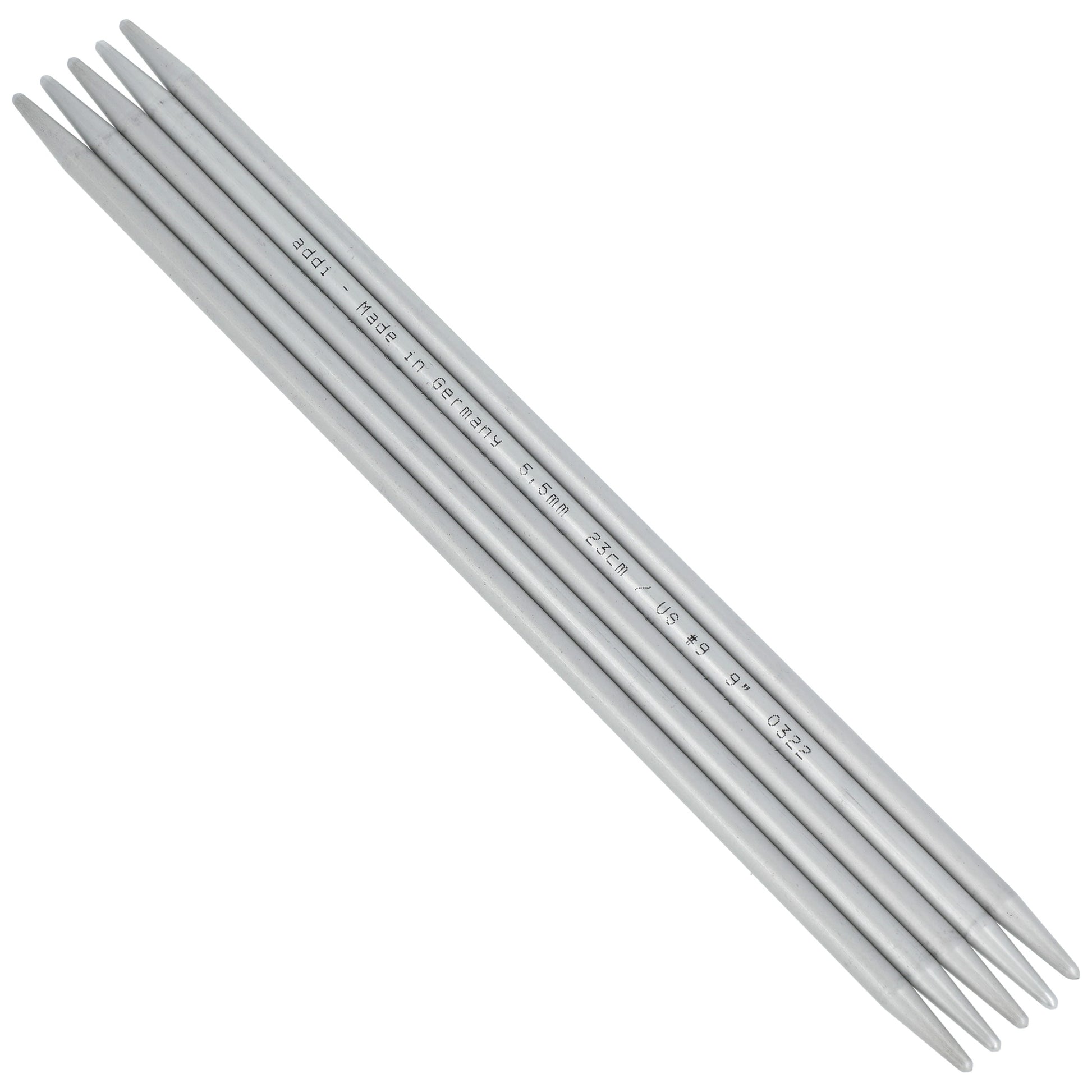 Aiguilles à tricoter doubles pointes en aluminium - addiSock
