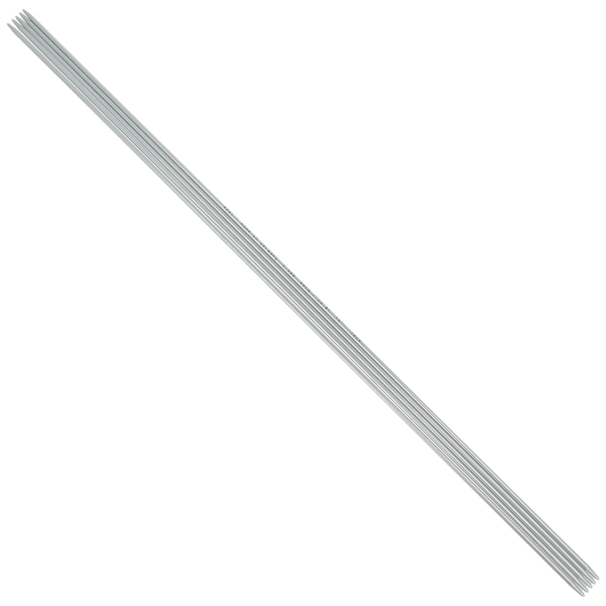 Aiguilles à tricoter doubles pointes en aluminium - addiSock
