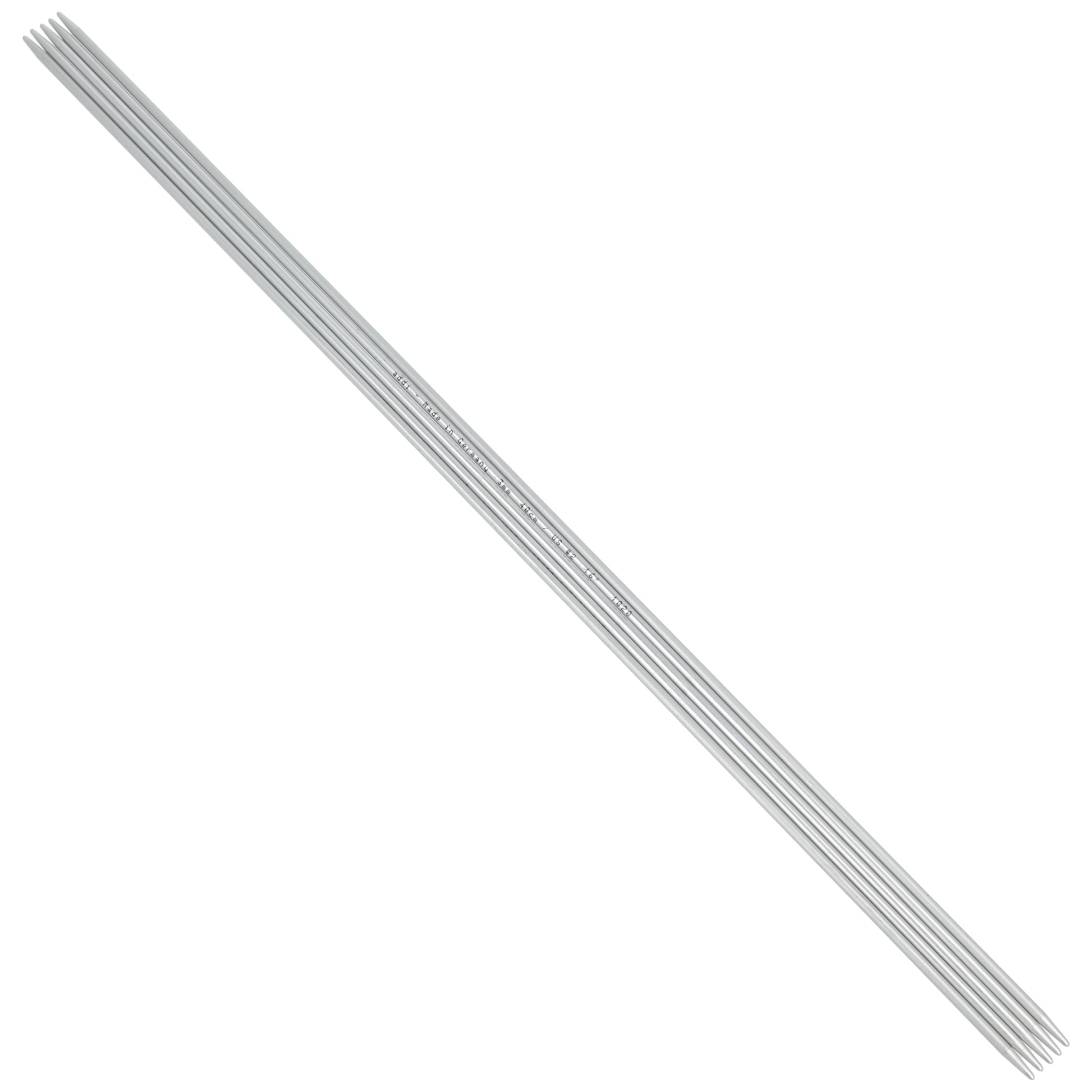 Aiguilles à tricoter doubles pointes en aluminium - addiSock
