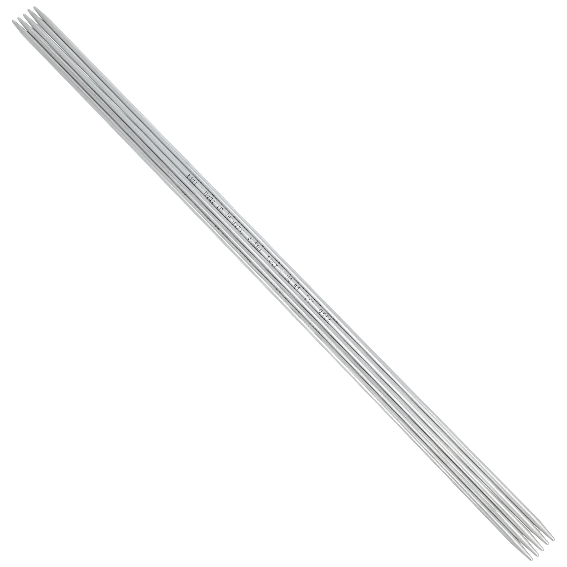 Aiguilles à tricoter doubles pointes en aluminium - addiSock